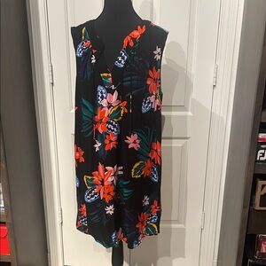 Old Navy Black Sundress Sleeveless V-neck Casual (B)